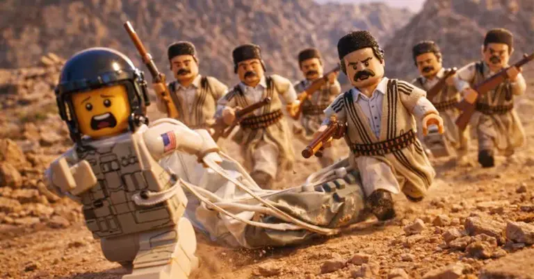 বিমান বিধ্বস্তের পর আমেরিকান সৈন্যকে ইরানিয়ানদের ধাওয়া